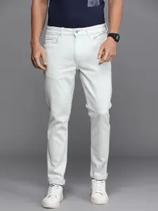 Louis Philippe Jeans Men Mid-Rise Slim Tapered Fit Stretchable Jeans