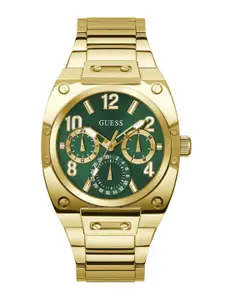 GUESS Men Stainless Steel Bracelet Style Straps Analogue Multi Function Watch GW0624G2