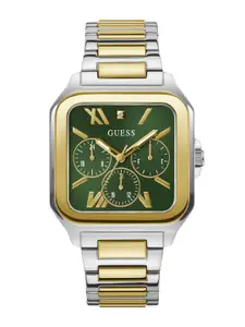 GUESS Men Stainless Steel Bracelet Style Straps Analogue Watch GW0631G1