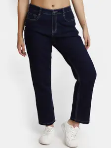 V-Mart Women Clean Look Mid Rise Cotton Jeans
