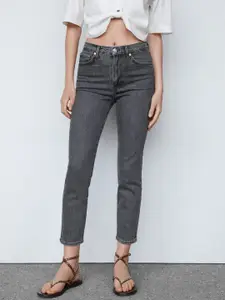 MANGO Women Slim Fit High-Rise Stretchable Jeans