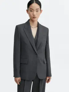 MANGO Structured Suit Blazer
