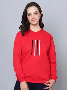 Fashion And Youth Printed Cotton Sweatshirt