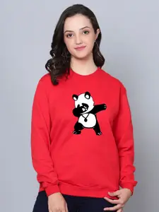 Fashion And Youth Printed Fleece Sweatshirt