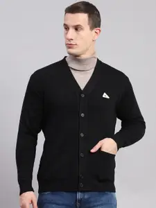 Monte Carlo V-Neck Long Sleeve Woollen Cardigan Sweaters