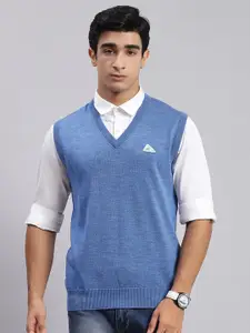 Monte Carlo V-Neck Sleeveless Woolen Sweater Vest