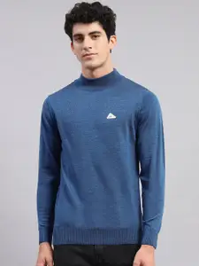 Monte Carlo Solid Mock Collar Pullover Sweater