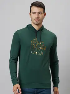 Being Human Printed Hooded Sweatshirt