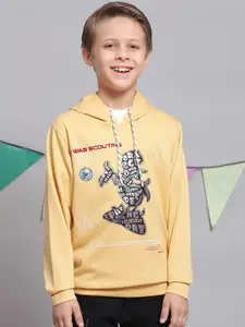 Monte Carlo Boys Graphic Printed Hooded Pullover Sweatshirt