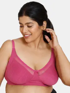 Zivame Full Coverage Non Padded Super Support Everyday Bra With All Day Comfort