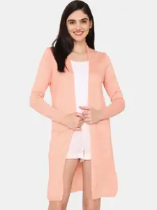 Zivame Acrylic Longline Open Front Shrug