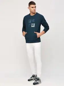 Pepe Jeans Typography Printed Ribbed Sweatshirt