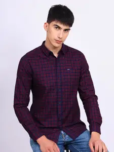 Lee Slim Fit Checked Twill Cotton Casual Shirt