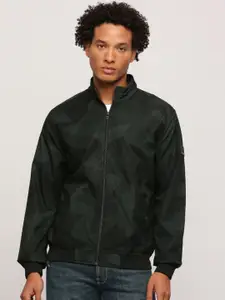 Pepe Jeans Camouflage Printed Lightweight Bomber Jacket