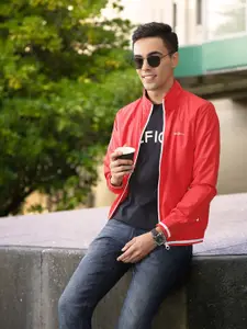 Pepe Jeans Mock Collar Lightweight Bomber Jacket