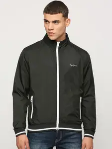 Pepe Jeans Mock Collar Lightweight Bomber Jacket