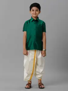 Ramraj Boys Ethnic Shirt With Dhoti Pants