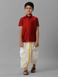 Ramraj Boys Shirt With Dhoti Pants