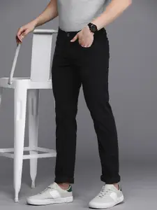 Allen Solly Men Textured Slim Fit Corduroy Chinos