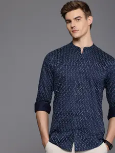 Allen Solly Pure Cotton Comfy Slim Fit Opaque Printed Casual Shirt