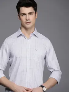 Allen Solly Modern Slim Fit Checked Casual Shirt