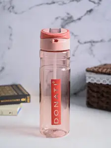 MARKET99 Peach Printed Water Bottle 830 ML