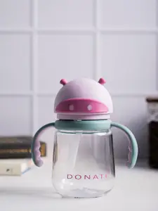 MARKET99 Kids Purple Printed Handle Sipper Water Bottle - 350ml