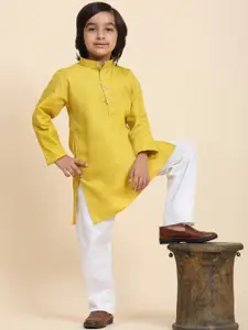 Pro-Ethic STYLE DEVELOPER Boys Mandarin Collar Kurta with Pyjamas