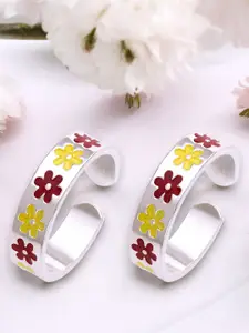 Taraash 92.5 Sterling Silver Toe Rings