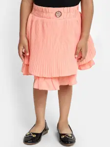 V-Mart Girls Tiered A-Line skirt