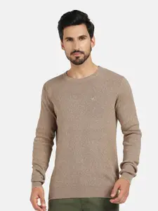 Blackberrys Round Neck Long Sleeves Cotton Pullover
