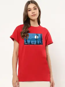 Bewakoof Graphic Printed Relaxed Fit T-shirt