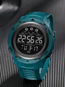 Shocknshop Men Digital Multi Function Watch WCH89DarkGreen