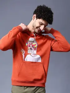 The Indian Garage Co Graphic Printed Hooded Sweatshirt