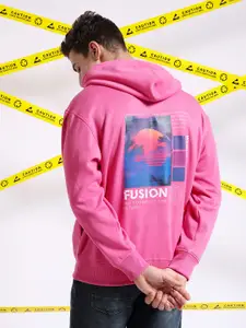 The Indian Garage Co Graphic Printed Hooded Pullover