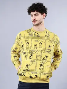 The Indian Garage Co Graphic Printed Round Neck Sweatshirt