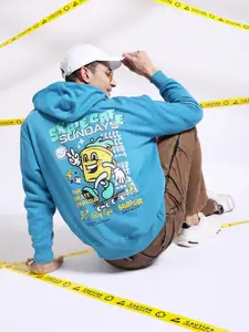 The Indian Garage Co Graphic Printed Hooded Sweatshirt