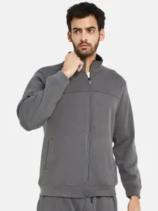 Octave Long Sleeves Fleece Front-Open Sweatshirt