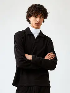 H&M Regular Fit Long-Sleeved Polo Shirt
