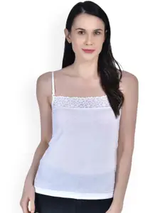 Aimly Cotton Adjustable Strap Lace Camisole