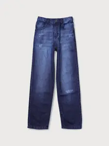 Gini and Jony Boys Low Distress Light Fade Cotton Jeans