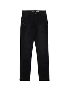 Gini and Jony Boys Regular Fit Mid -Rise Low Distress Cotton Jeans