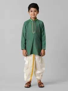 Ramraj Straight Cotton Kurta With Panchakacham