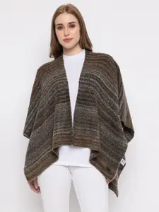 513 Knitted Open Front Kimono Acrylic Shrug