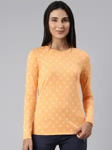 Enamor Conversational Printed Slim Fit Cotton Lounge Tshirts