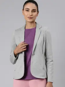 Enamor Dry Fit Cotton Single Breasted Blazers