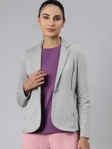 Enamor Dry Fit Cotton Single Breasted Blazers