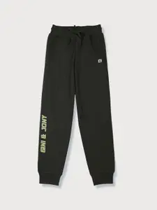 Gini and Jony Boys Mid-Rise Cotton Relaxed-Fit Joggers