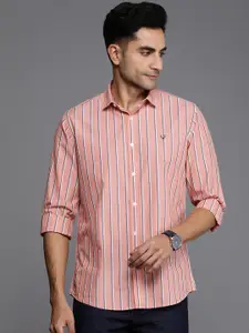 Allen Solly Classic Fit Striped Pure Cotton Semiformal Shirt