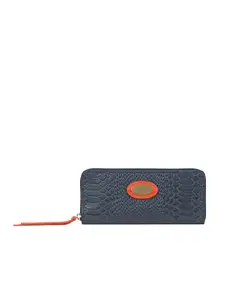 Hidesign Women Textured Leather Zip Around Wallet